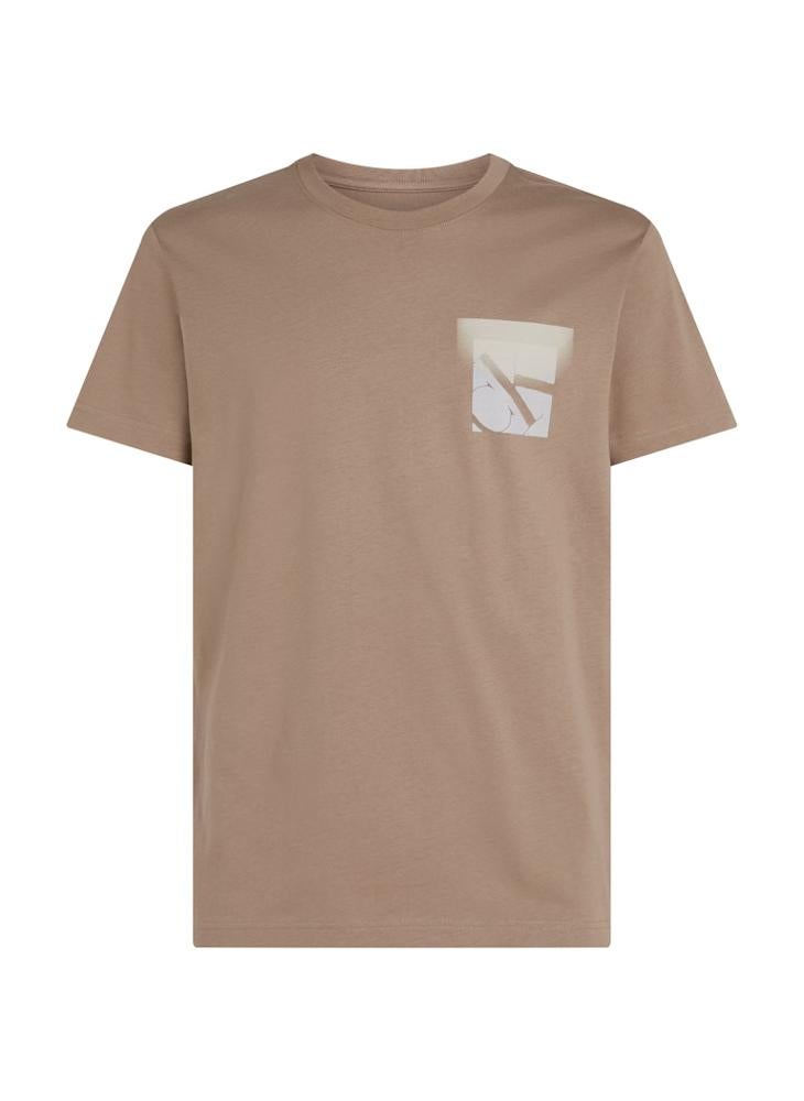 Calvin Klein Jeans - Monogram Print Crew Neck T-Shirt - Image 1