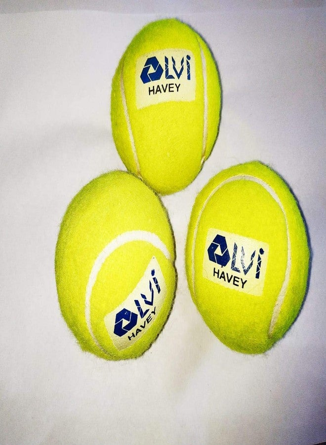 ALVI Cricket Tennis Ball Pack of 3 - Image 2