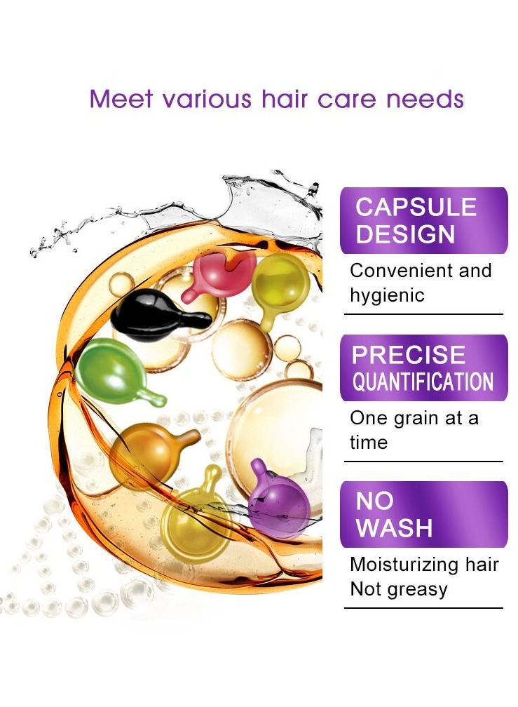 Sevich 30 Pieces Aloe Vera Oil Hair Vitamin Capsules Keratin Anti Hair Loss Hair Care Capsules Complex Oil Repair Damaged Hair Scalp Treatment Hair Growth Repair Serum for Women & Men  - Image 4