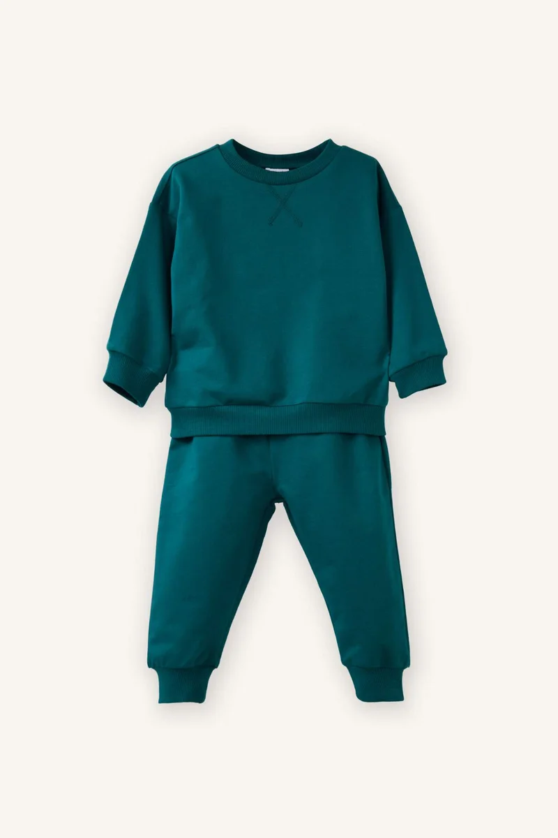 DeFacto Baby Boy Sweatshirt and Pants 2 Piece Set