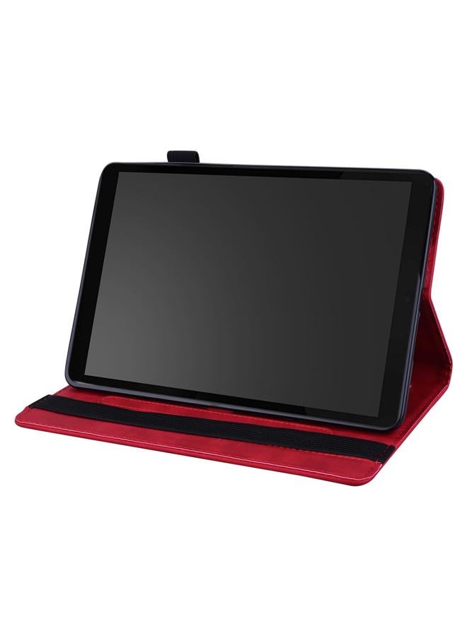 اس-توب جراب لجهاز لينوفو تاب M8 TB-8505F 8505X 8.0، تصميم جلد العجل المزدوج القابل للطي، جراب من الجلد المنقوش مع حامل وفتحات للبطاقات وفتحة للقلم وشريط مطاطي - Image 4