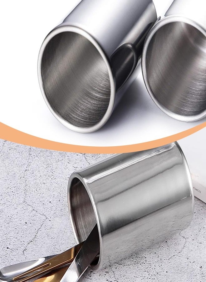 إيلاندي حامل شوكة فواكه من الفولاذ المقاوم للصدأ الفضي من إيلاندي، منظم أدوات مطبخ، حامل شوكة كوكتيل، وعاء تخزين، أدوات طهي، ملعقة، ملعقة مسطحة، حاوية أدوات المائدة - Image 3