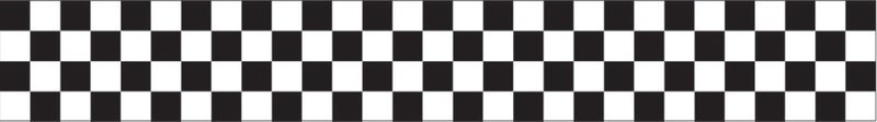 Creative Converting Black and White Check Crepe Paper Streamer 30