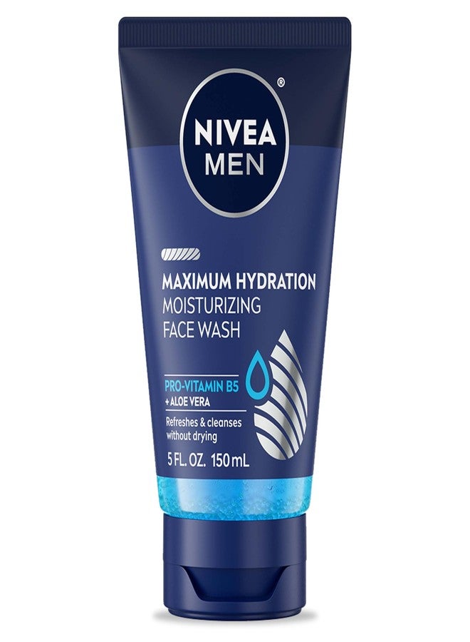 Nivea غسول وجه نيفيا للرجال ذو العمل المزدوج، غني بالترطيب، مدعم بالفيتامينات، 147.9 مل (عبوة من 1) - Image 1