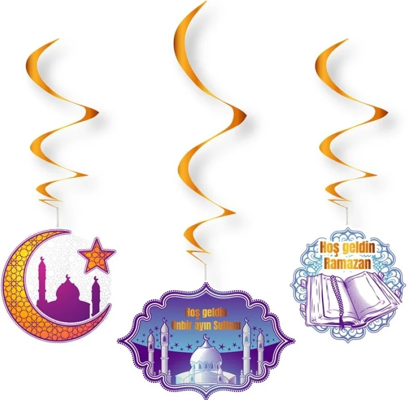 Masho Trend Welcome Sultan of the Month 11 Banner Calligraphy Banner + Fairy LED - Calligraphy Welcome Ramadan