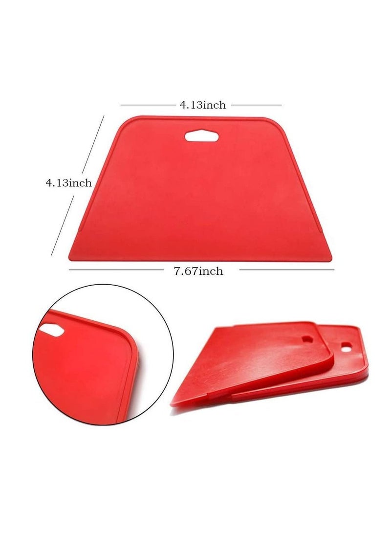 Y&D Wallpaper Smoothing Tool Kit Multi-Function 8 Pcs Smoother Tools Set for Contact Paper Peel and Stick Car Wrap Window Tint Glass Film Glue Adhesive Brush DIY Decal Sticker Works  - Image 2