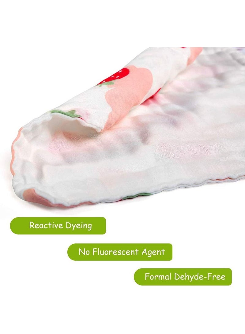 Towel Set for Newborn Boys and Girls Soft Towel Set 10 Piece Baby Square Towel Set  - Image 3