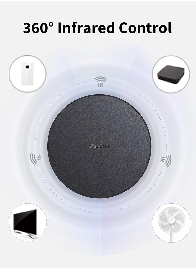 أكارا - مركز المنزل الذكي Aqara Hub M2، دعم Zigbee 3.0، ما يصل إلى 128 جهاز، منفذ Ethernet RJ45، مكبر صوت مدمج أسود - Image 1
