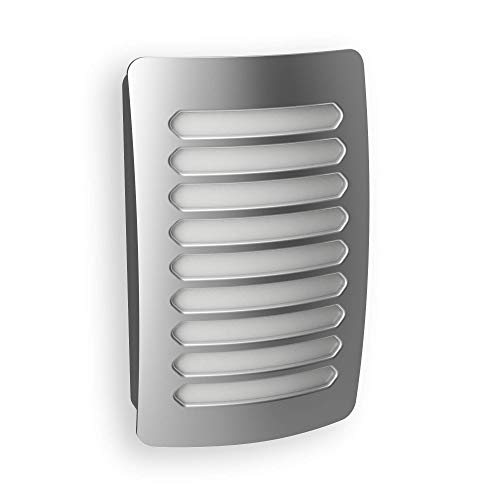 Westek NL-DPLV-N Louver Decoplug Night Light, Satin Nickel - Image 1
