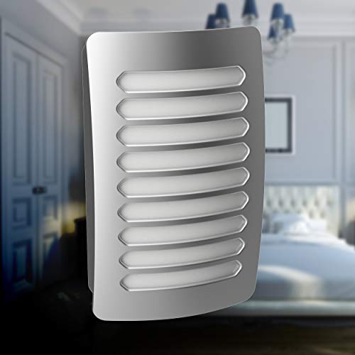 Westek NL-DPLV-N Louver Decoplug Night Light, Satin Nickel - Image 2