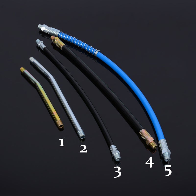 Grease Gun Hose Pneumatic Butter Iron Pipe Maintenance Tool Manual Grease Gun Accessories - Image 2