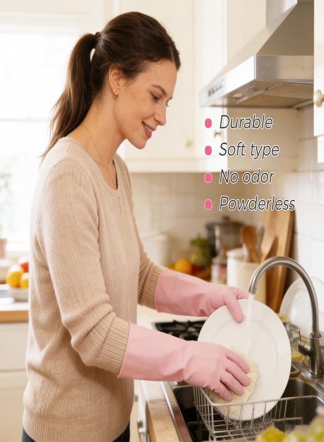 VFENHIR Gloves for Washing Dishes Kitchen, Kitchen Gloves for Washing Dishes (M - Image 4
