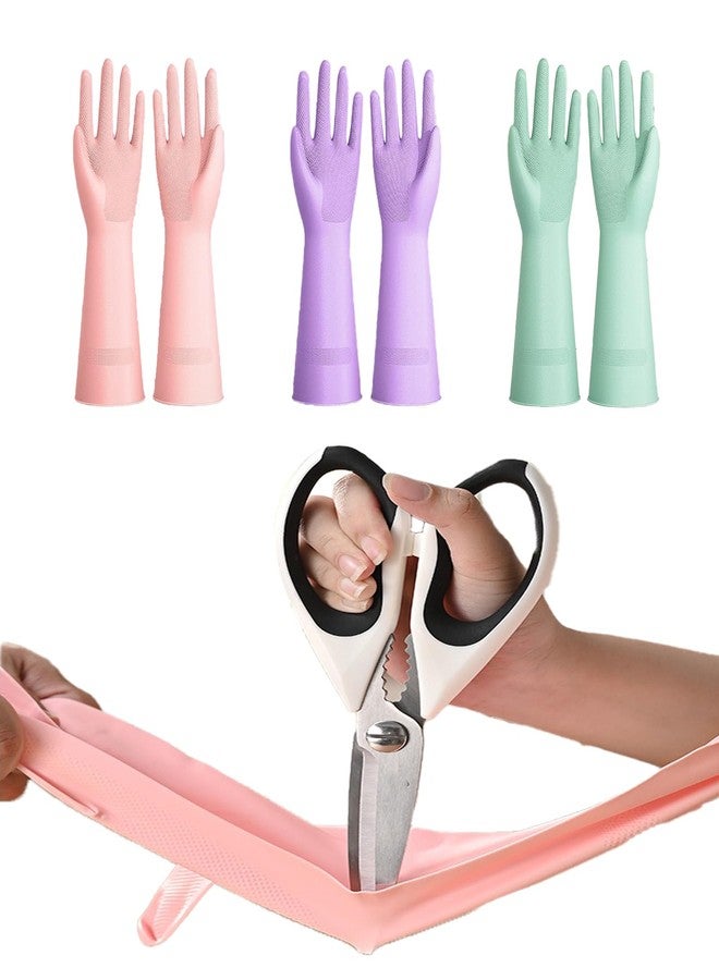 VFENHIR Gloves for Washing Dishes Kitchen, Kitchen Gloves for Washing Dishes (M - Image 1