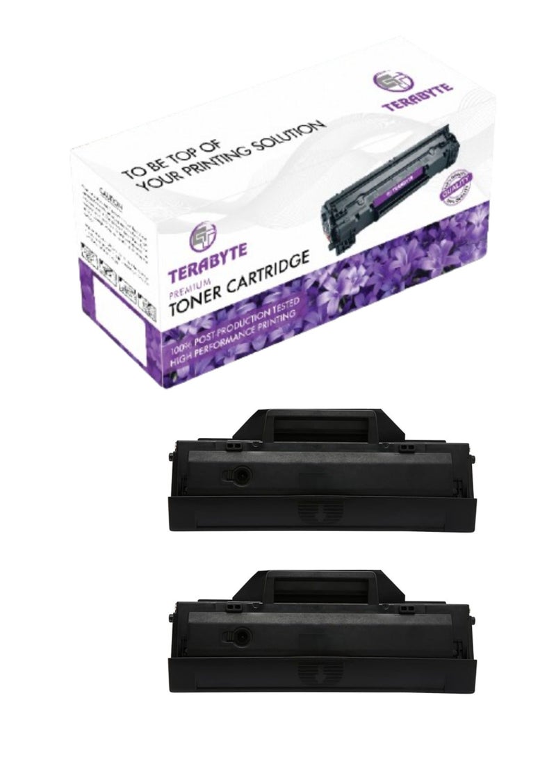 Terabyte 106A Toner Cartridge for Laser 107 MFP135 MFP137 1000 pages (PACK OF 2 )  - Image 1