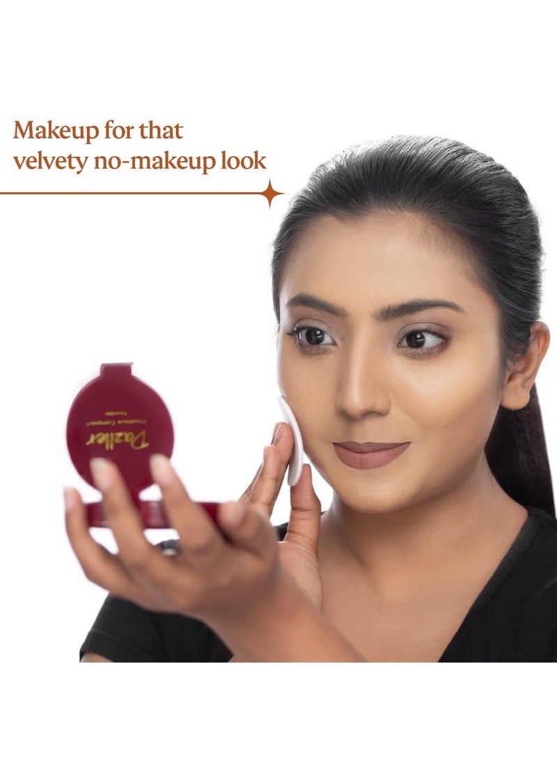 Dazller Moisturizing Liquid Makeup 12mL Classique Compact Powder 9g Pristine Finish Primer 10g Lightweight Long Stay - Image 3