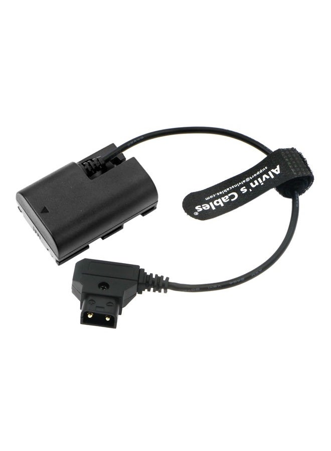 Alvin's Cables E6 Dummy Battery to D-Tap Power Cable for Canon-R5C Camera 30CM|12Inches - Image 1