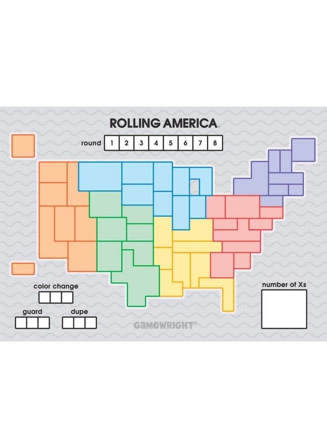 Gamewright Rolling America The Star Spangled Dice Action Game Multi Colored 5" 96 Months To 192 Months  - Image 3