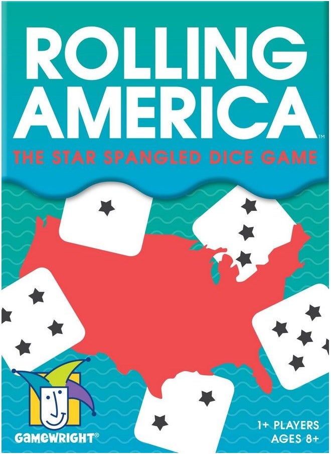 Gamewright Rolling America The Star Spangled Dice Action Game Multi Colored 5" 96 Months To 192 Months  - Image 5