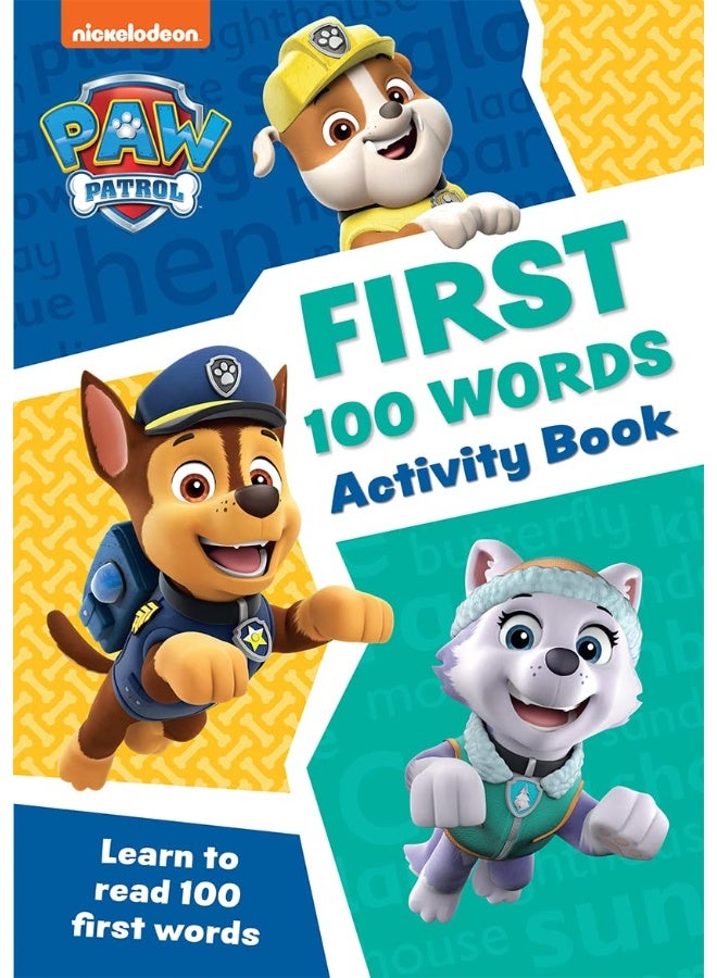 PAW Patrol First 100 Words Activity Book: Get set for school! - Image 1