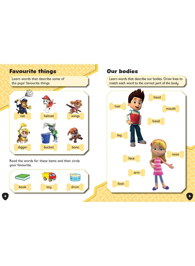 PAW Patrol First 100 Words Activity Book: Get set for school! - Image 4