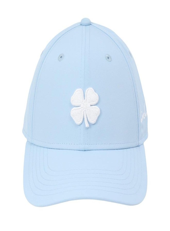 Black Clover, Women's, Hollywood 17 Adjustable Hat, Cerulean Blue Hat/3D White Clover, One Size - Image 4