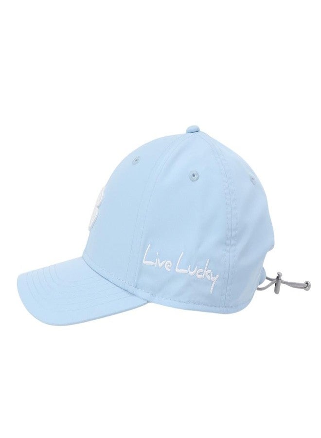 Black Clover, Women's, Hollywood 17 Adjustable Hat, Cerulean Blue Hat/3D White Clover, One Size - Image 5