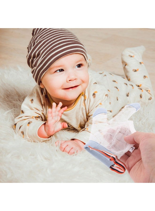 ستوبوك قفازات STOBOK لمنع مص الإبهام، زوج واحد من قفازات الأطفال المضادة للأكل، لا تسبب الخدش، واقية للأصابع تسمح بمرور الهواء، تمنع مص الإبهام (كبير) - Image 3