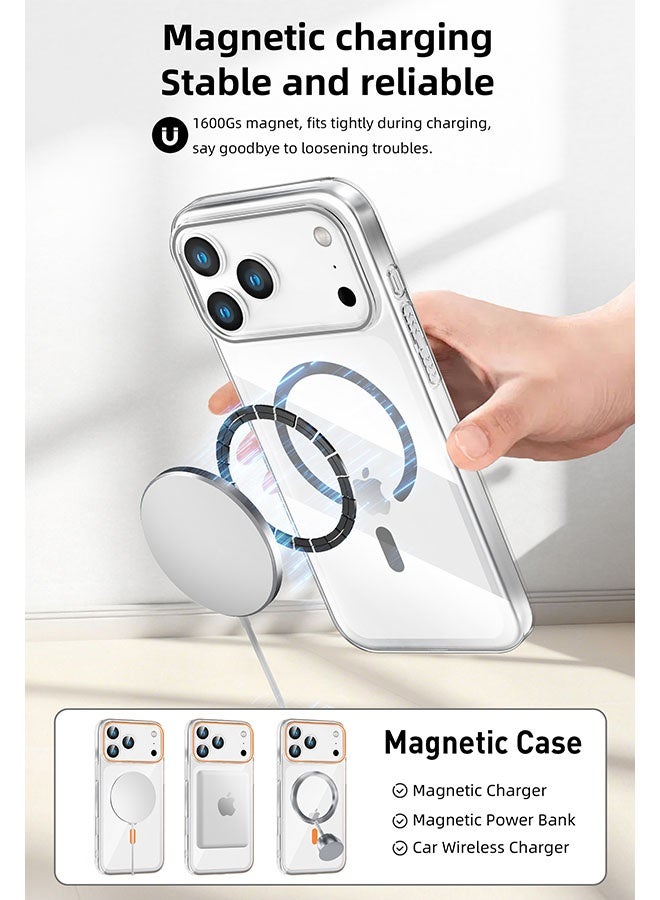 LEDIN Case for iPhone 17 Pro Max, MagSafe Compatible, Slim & Lightweight Design, Camera Protection, Comfortable Grip, Anti-Yellowing & Anti-Scratch - Image 3