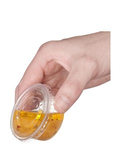 Comfy Package Comfy Package [100 Sets - 2 oz.] Plastic Portion Cups With Lids, Souffle Cups  - Image 5