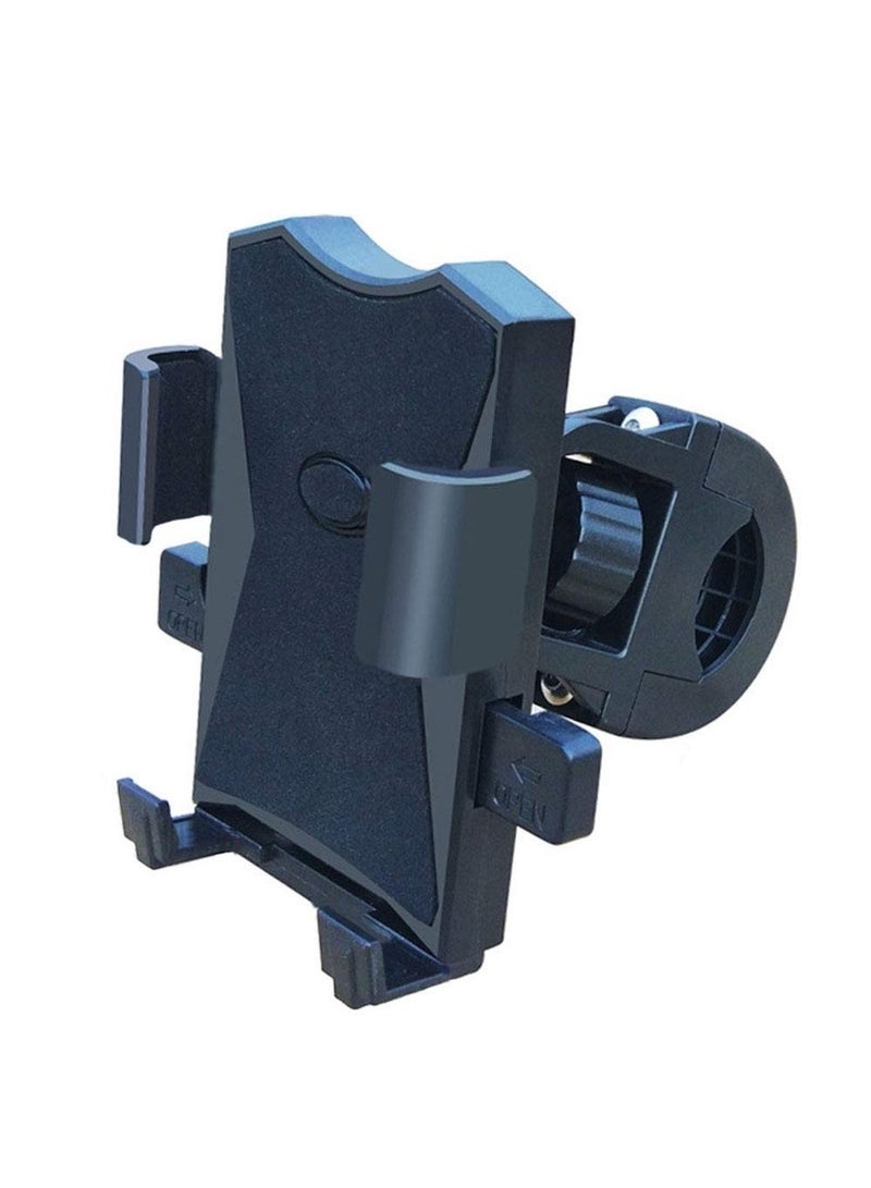 Huitich Upgraded Handlebar Phone Holder for Bike & Motorcycle – Universal Mobile Mount with Thickened Base & 360° Rotation - Image 1