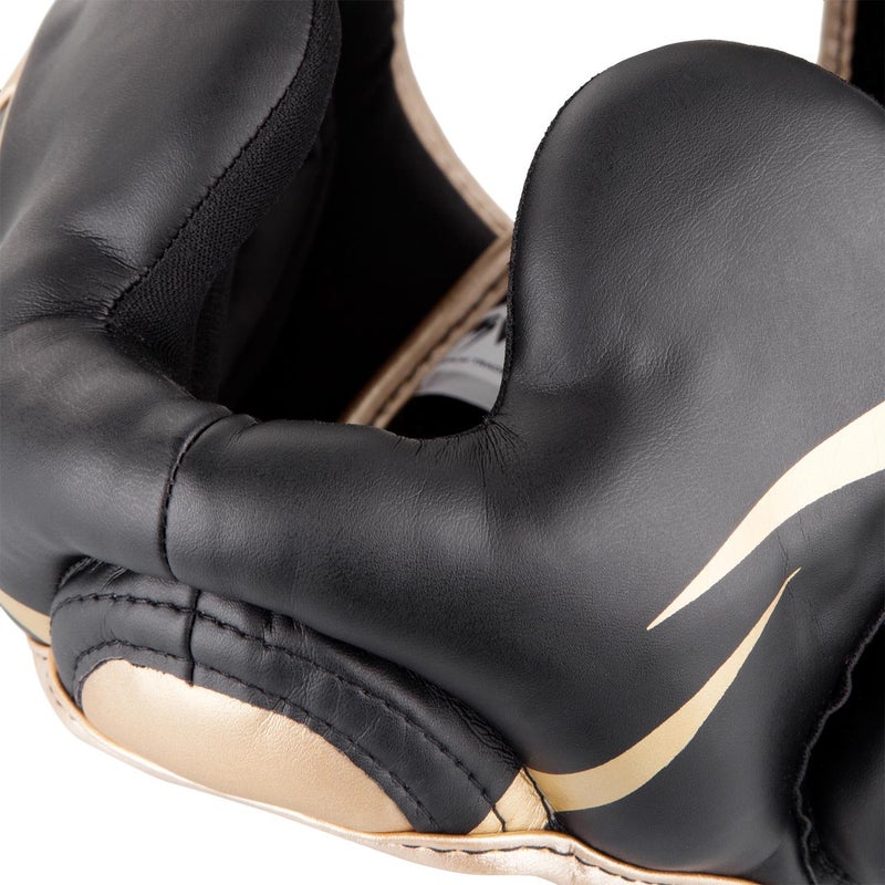 Venum Elite Headgear - Black/Gold, One Size - Image 5