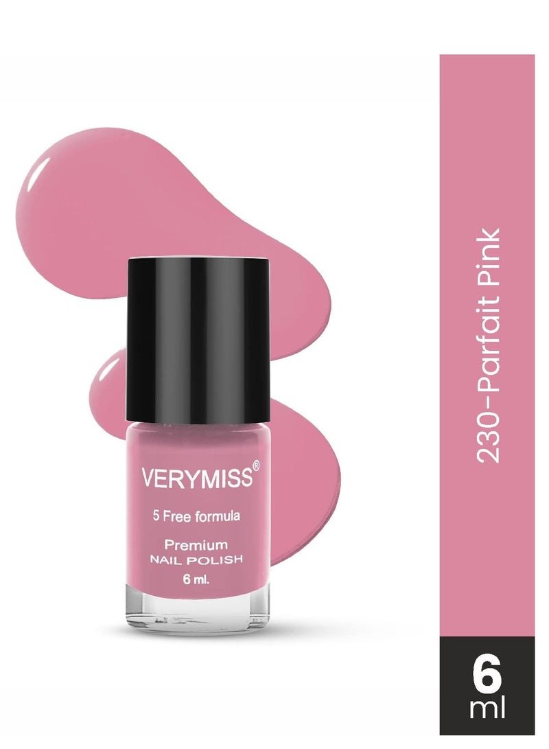 Verymiss Premium Non UV Gel Nail Polish 6 ml 230 Parfait Pink - Image 2