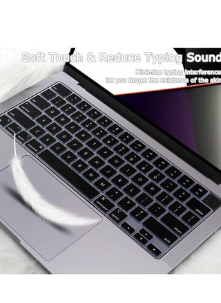 Premium Keyboard Cover Skin Ultra Thin for MacBook Air 15 M4/M3 M2 (A3241A3114 A2941), Air 13.6 (A3240 A3113 A2681) 2025-2021, Pro 14 16 M4 M3 M2 M1 (A3112 A3401 A3185 A2918 A2992 A2779 A2442 A3403 - pzsku/ZA9F7495D123BF8820578Z/45/1747373270/a2742326-f2c6-4322-954a-9804c5bf8bc3