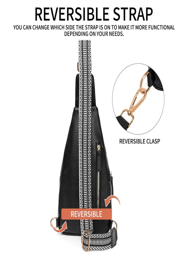 FALAN MULE Crossbody Bags for Women Leather Sling Chest Bag Trendy Fanny Packs for Women - Image 5