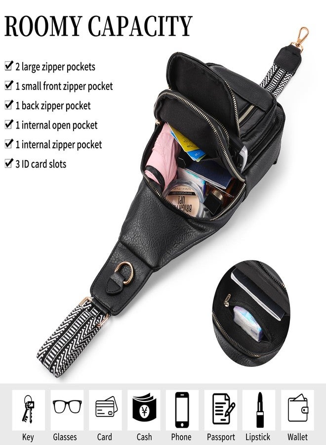 FALAN MULE Crossbody Bags for Women Leather Sling Chest Bag Trendy Fanny Packs for Women - Image 3