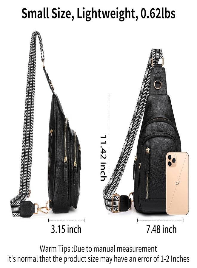 FALAN MULE Crossbody Bags for Women Leather Sling Chest Bag Trendy Fanny Packs for Women - Image 2