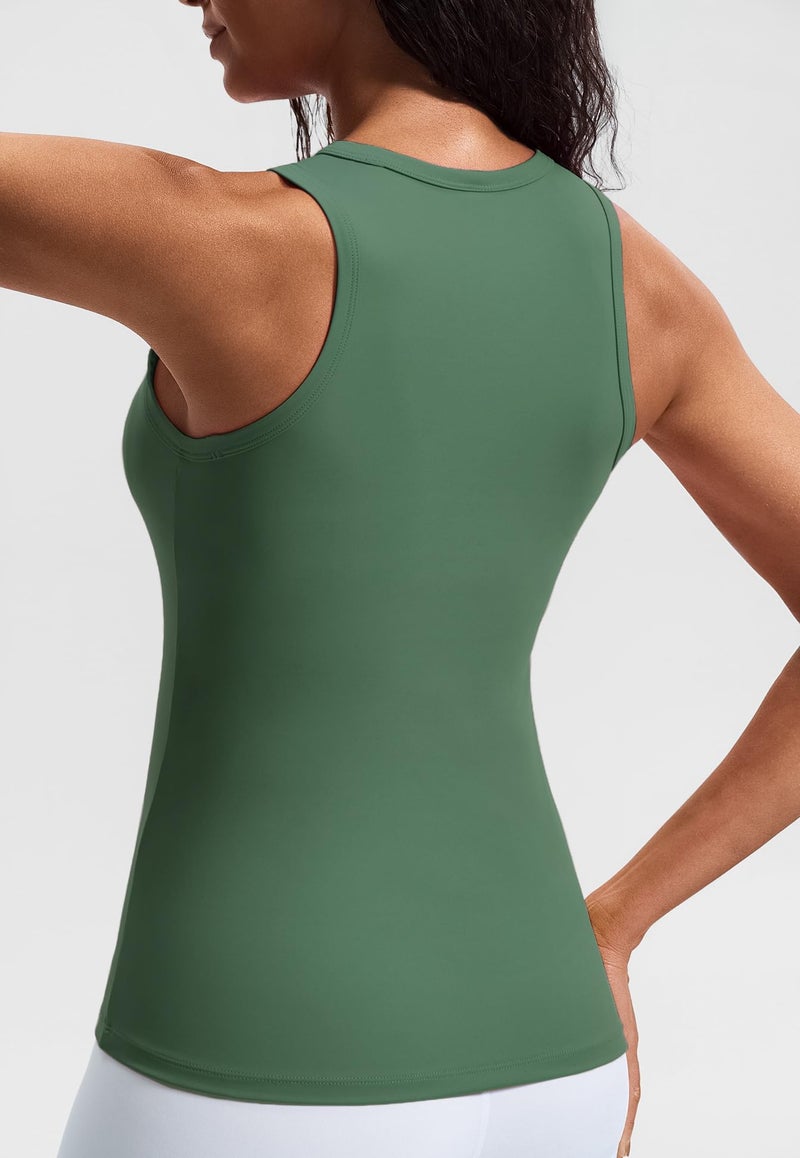 JOYSPELS Workout Tank Tops for Women, Butter Soft Yoga Tops, Slim Fit Athletic Tank - Image 2