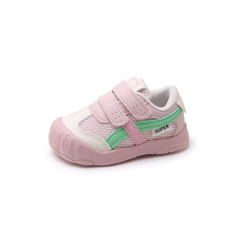 Mesh Sneakers Lightweight Flexible Sole Walking Shoes For Kids Indoor And Outdoor Activities - Image 1