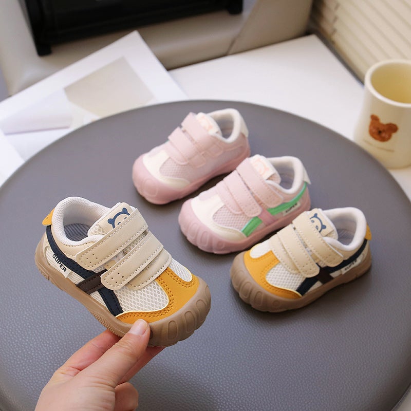 Mesh Sneakers Lightweight Flexible Sole Walking Shoes For Kids Indoor And Outdoor Activities - Image 3