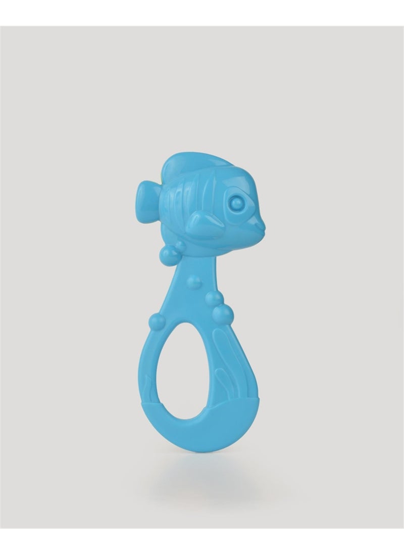 Let's Be Child Lc Double Color Fish Rattle Blue  - Image 1
