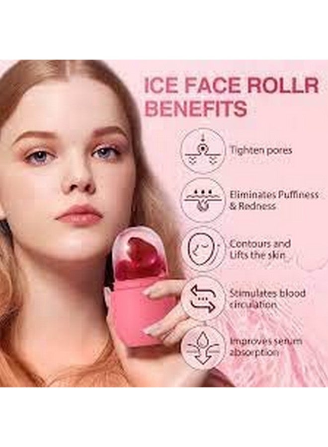Jangra Ice Roller For Face Women skin glowing facial massage leakproof roller silicon (multi color) - Image 2