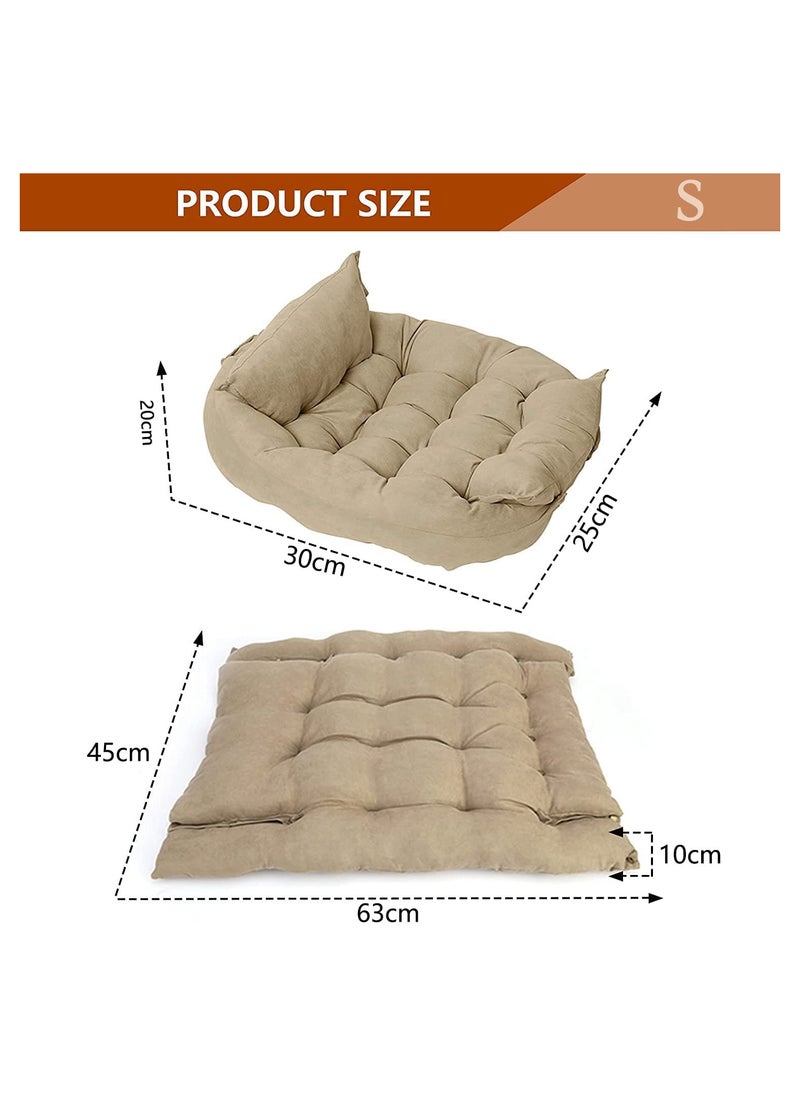 MissTiara 3 in 1 Dog Sofa Bed, Water Resistant,for Small,Medium and Large Dogs,Cat Beds for Indoor Cats, Soft and Comfortable,Multifunctional Deformation Pet Nest  - Image 3