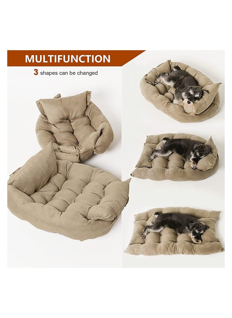 MissTiara 3 in 1 Dog Sofa Bed, Water Resistant,for Small,Medium and Large Dogs,Cat Beds for Indoor Cats, Soft and Comfortable,Multifunctional Deformation Pet Nest  - Image 2