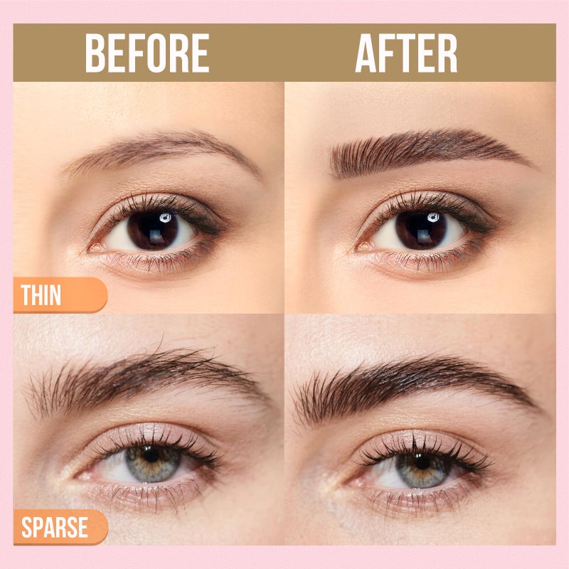 iMethod Curved Eyebrow Pen and Eyebrow Gel - Eyebrow Pencils for Women with Natural Hair Like Strokes, Brow Gel Clear for Soft Full Brows, Waterproof, All-Day Defined, Dark Brown - Image 3