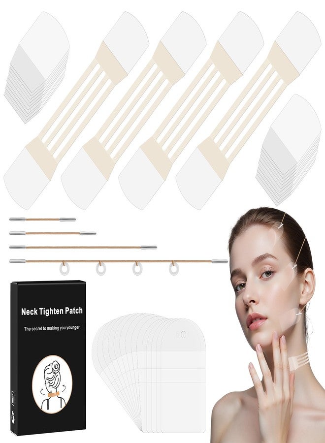 2026 New Face&Neck Lifting Tape Reusable Neck Lift Strips Neck bands for neck lift Physical Anti-Aging Neck Wrinkle Patches for Smoother Firmer Neck Skin Say Goodbye to Neck Wrinkles - Image 1