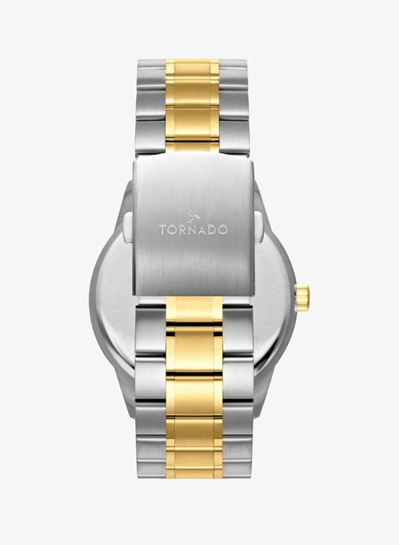 TORNADO Men's Stainless Steel Analog Watch T24007-TBTN - 42.5 mm - Image 4