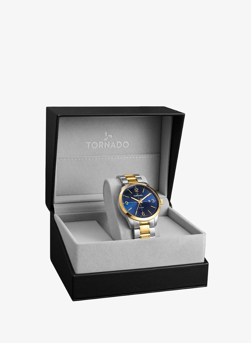 TORNADO Men's Stainless Steel Analog Watch T24007-TBTN - 42.5 mm - Image 5