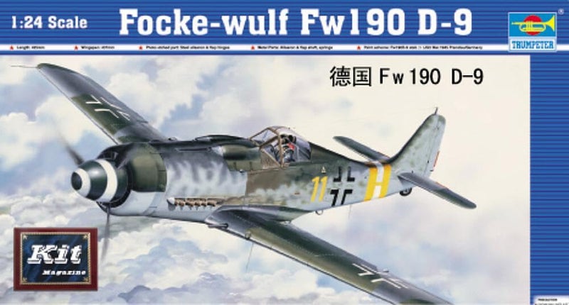 Trumpeter 124 Focke Wulf Fw190D9 Aircraft Model Kit - Image 2