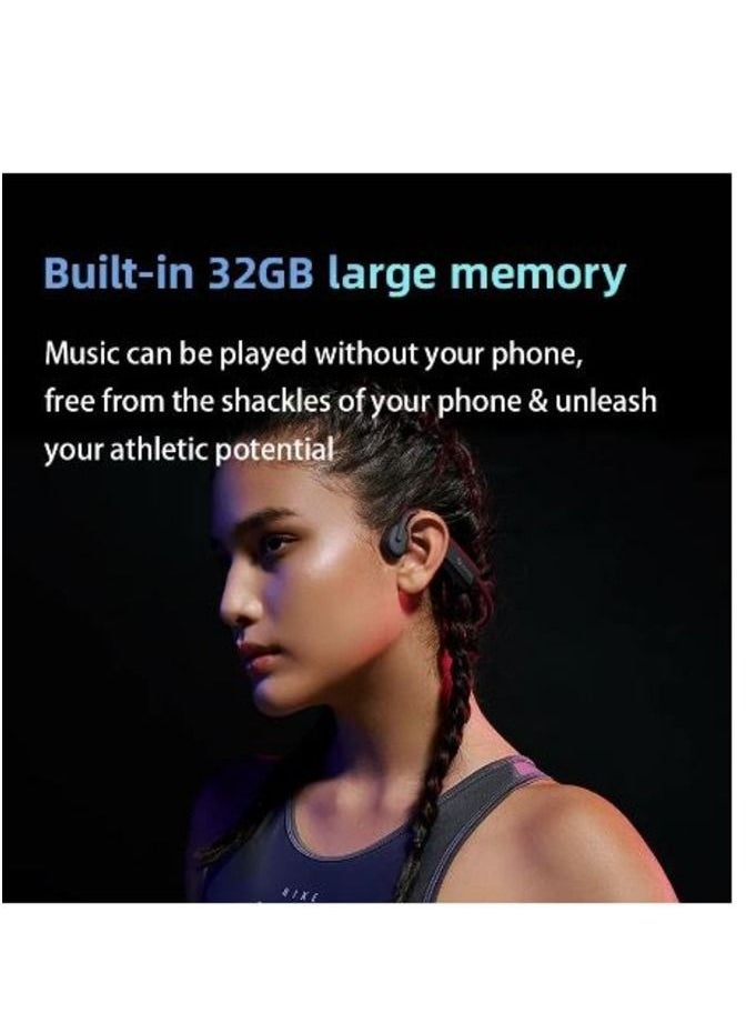 sanag A9S True Bone Conduction Bluetooth Earphone Sports IP67 Swimming Headset Built in 32G Memory with MIC  - Image 5