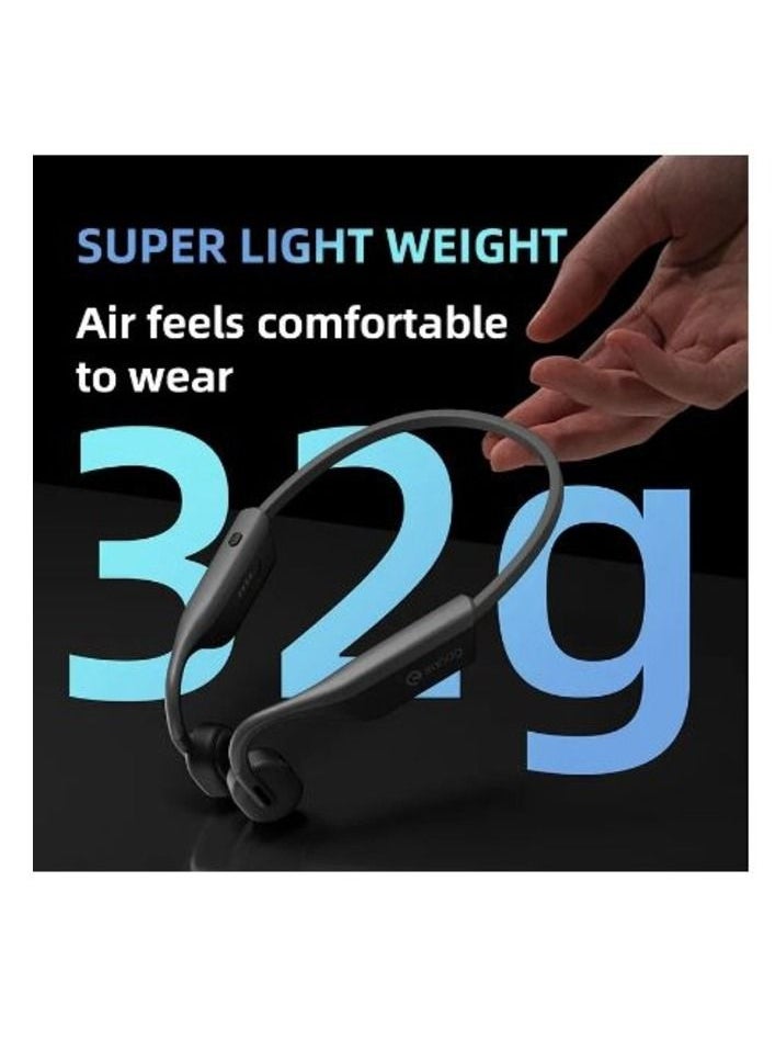 sanag A9S True Bone Conduction Bluetooth Earphone Sports IP67 Swimming Headset Built in 32G Memory with MIC  - Image 3